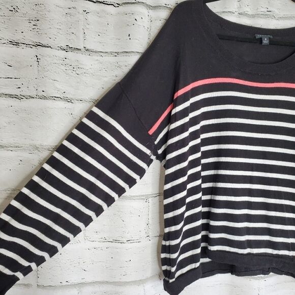 Torrid striped black sweater size 2 XXL cotton - Picture 5 of 7